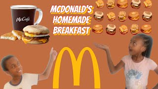 How to Make a McDonald’s Sausage Egg McMuffin at Home 🍔🍳 [upl. by Sibbie574]