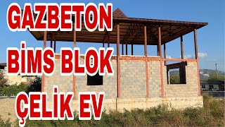 Gazbeton Bims Blok Çelik Ev [upl. by Anihpled742]