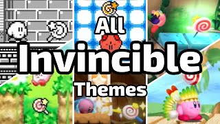 Kirby  All Invincible Themes [upl. by Sedecrem]