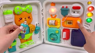 🐰toy asmr🐰 Big Fidget Busy Board Toy Unboxing ASMR  피젯보드 피젯토이 🔇No talking Satisfying video [upl. by Alphard456]