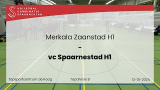 13 Jan 24  Merkala Zaanstad H1 vs vc Spaarnestad H1 [upl. by Tirzah620]