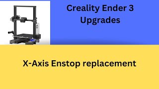 Creality Ender 3 Upgrade  Endstop Replacement X Axis [upl. by Blockus278]