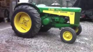 John Deere 830 pulling tractor [upl. by Yrneh]