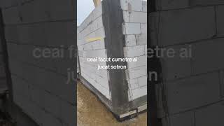 Super 👍😎 goviral romania constructii stalpi beton bca case viral [upl. by Lecroy]