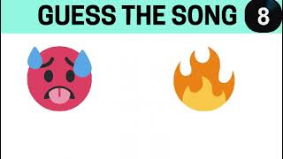 GUESS THE SONG 🎵 BY EMOJI  QUIZ [upl. by Pontias]