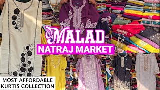 Malad Natraj Market  मलाड मार्केट मुंबई  Malad Kurti Market Malad Market in MumbaiMalad [upl. by Schreib]