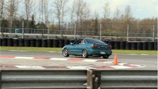 Myles AROO Track Day  450whp Turbo Integra GSR [upl. by Dallis]