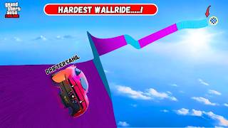 RULANE😭WALI XA21🚗WALLRIDE🧱😱PARKOUR  GTA 5 PARKOUR RACE [upl. by Keyek357]