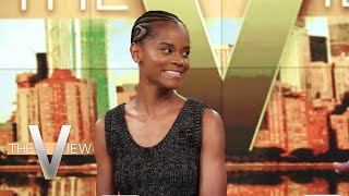 Letitia Wright Talks Impact of Black Panther New Movie  The View [upl. by Anileve504]