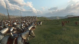 300 Elite Cataphract vs 1000 Vlandian  Mount amp Blade Bannerlord [upl. by Essyle]