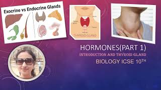 What are hormonesEndocrineExocrineThyroidHyposecretionHypersecretionICSE10thBiology [upl. by Goss251]