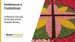 Pontifikalmesse zu Fronleichnam 30 Mai 2024 830 Uhr [upl. by Ladiv993]