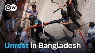 Bangladesh update How hard will authorities try to crack down on the protesters  DW News [upl. by Yatnohs]