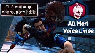 All Chucky Mori Voice Lines [upl. by Ecyarg]