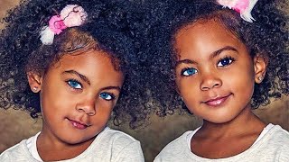 Remember The Most Beautiful Black Twin Girls In The World This is How They Look Now [upl. by Ellemaj]