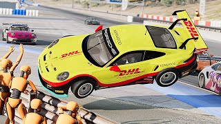 Fatal Crashes  Racing Edition 38  BeamNG Drive [upl. by Ijies]