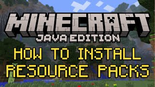 How to Install Resource Packs in Minecraft Java [upl. by Icrad]