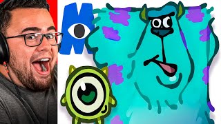 Reacting to MONSTERS INC Movie Recap Parody [upl. by Missie]