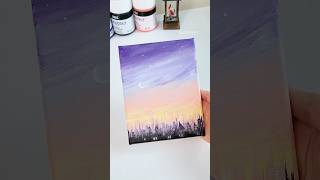 Cityscape painting acrylicpainting [upl. by Ahouh]