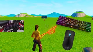 Steelseries Apex Pro Mini ASMR 🤩 Rapid Switches Chill Keyboard Fortnite 3V3V3 Go Goated Gameplay 🎧 [upl. by Inimak]