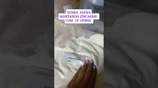 Zincagem  Aluna montando com 10 litros peçasdemoto motosport zincagem galvanized [upl. by Oeht330]