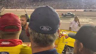 Joey Logano after he was wrecked by Austin Dillon [upl. by Halehs308]