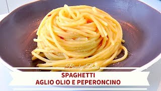 Spaghetti aglio olio e peperoncino  Bimby TM6  TM5 TM31  Thermomix [upl. by Aitnic]