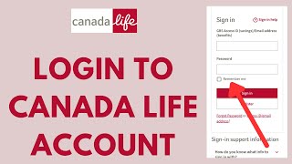 Canada Life Login  How to Sign in to Canada Life Groupnet Account 2023 [upl. by Anitsuj525]