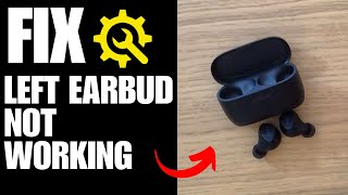 Jabra Elite 4 Left Earbud Not Working  How To Fix [upl. by Bickart]