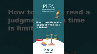 How to quickly read a judgment when time is limited Judgments Headnote Operativepart [upl. by Laroy]