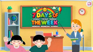 7 Days Of The Week Songs Nursery ampRhymes kids SongsVoovly Tv [upl. by Jehovah281]