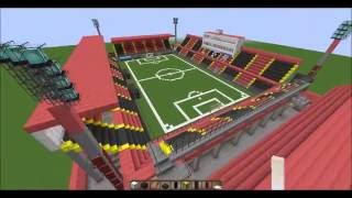 MEGABUILD MINECRAFT Estadio Alejandro Merera Soto [upl. by Hubie]