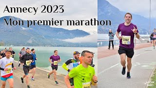 Mon premier marathon  Marathon du lac dAnnecy Race Week [upl. by Kellie598]