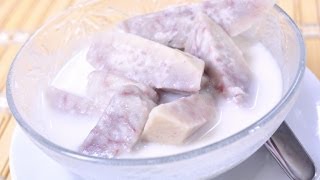 Thai Dessert  Taro in Coconut Milk Pueak Gang Buad [upl. by Roche]