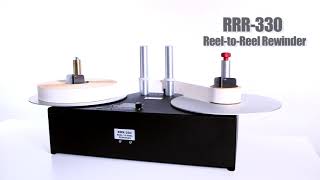 Table Top Label Rewinder  Unwinder  RRR330 [upl. by Irakab838]