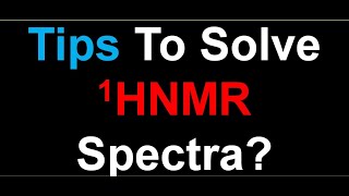 Proton NMR16  Tips and Tricks to Solve NMR spectra  How to find unsaturation level [upl. by Kirsch]