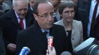 Hollande à Sarkozy  quotil nest jamais utile de sen prendre aux plus fragilesquot [upl. by Loginov269]