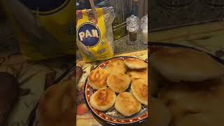 Here is a package of masarepa flour water and salt is all you need to make arepas [upl. by Naida]