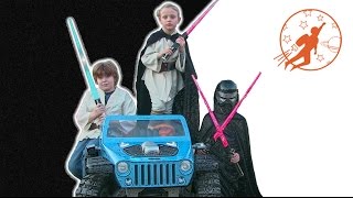 Star Wars Kids 5 Little Jedi vs Darth Emo [upl. by Hickie593]