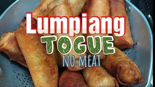 Lumpiang Togue Recipe Lutong Pinoy [upl. by Ecille279]