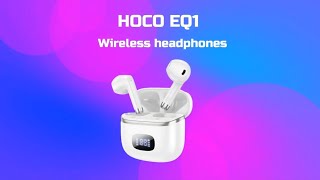 Wireless earphones Hoco EQ1 Review from Gadget Flow [upl. by Ynnhoj]