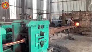 Continuous rolling mill from steel billets for making steel bar iron rod [upl. by Folberth511]