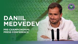 Daniil Medvedev PreChampionships Press Conference  Wimbledon 2023 [upl. by Palermo430]