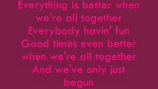 Bratz Genie Magic  When Were All Together Lyrics [upl. by Fabiolas]