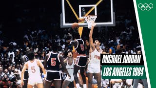 When Michael Jordan scored 20 points at LA 1984 🏀 I Olympic Flashbacks [upl. by Heather]