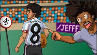 O LENDÁRIO MARADONA 8  Melhores Momentos 12  JeFFFlive [upl. by Sasnak768]