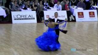 David Odstrcil  Tara Bohak Czech ballroom championship 2012 final  solo slowfox [upl. by Harbird401]