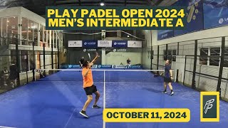 Play Padel Open 2024  Intermediate A  Thor Henrick vs Chris XX Oct 11 2024 [upl. by Hoffarth]