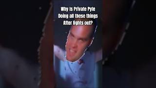 Why is Private Pyle doing all these things after lights out shorts fullmetaljacket [upl. by Aissej]