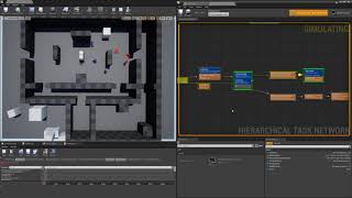 UE4 HTN HTN Planning Plugin – Tactics Demo [upl. by Cissiee]